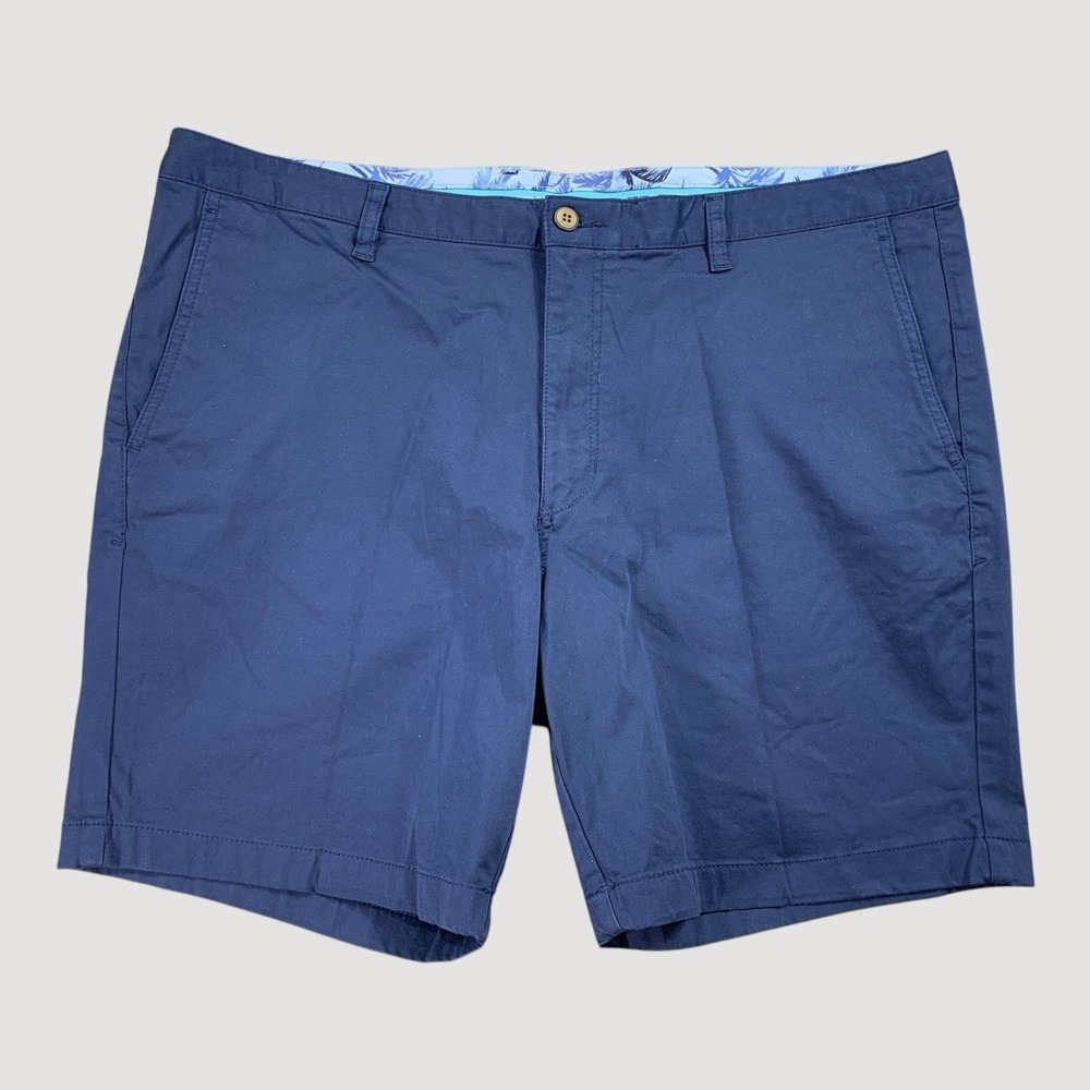 Tommy Bahama Shorts Mens 40 Maritime‎ Blue Boracay Chino Super Soft Tencel